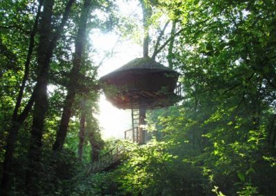 Cabane de l'Amazonie - Hébergement insolite dans la Vienne (86) - Nuit insolite dans une cabane dans les arbres