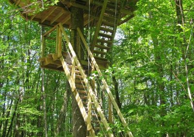 Parc de la Belle - Cabane dans les arbres - Hébergement insolite en Nouvelle Aquitaine situé à proximité du Futuroscope (Vienne (86)