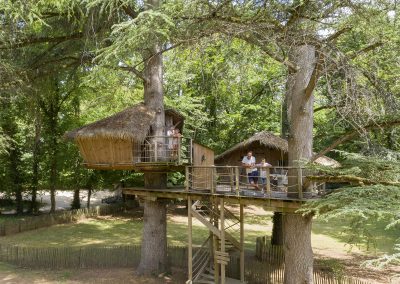 Cabane dans les arbres - Parc de la Belle - Hébergement insolite dans la Vienne (86) entre Paris et Bordeaux proche du parc du futuroscope