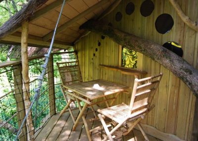 Cabane des Robinsons dans les arbres - Parc de la Belle - Hébergement insolite dans la Vienne (86) entre Paris et Bordeaux proche du parc du futuroscope