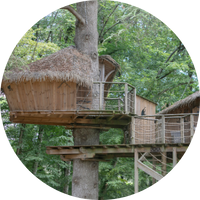 Hébergements écologiques et atypiques - cabane perchées